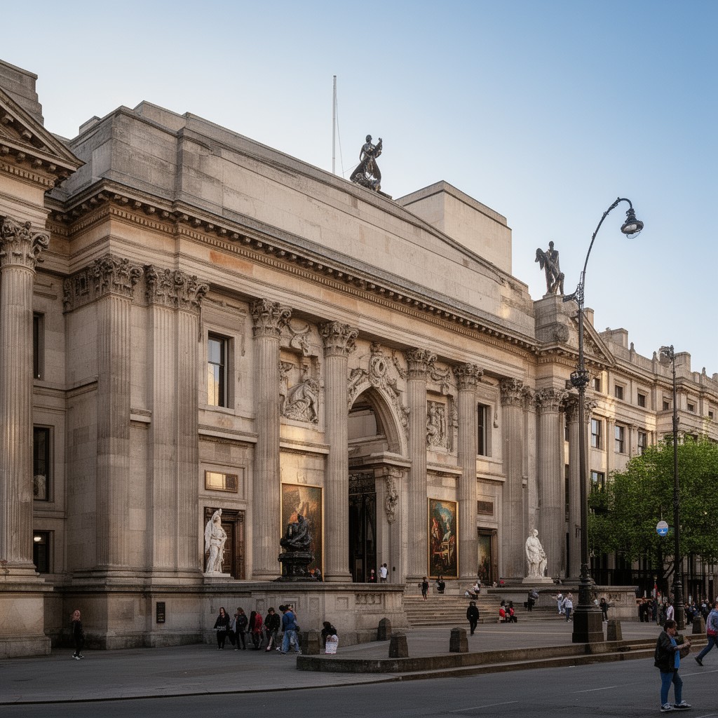 AI-generated illustration of Walker Art Gallery