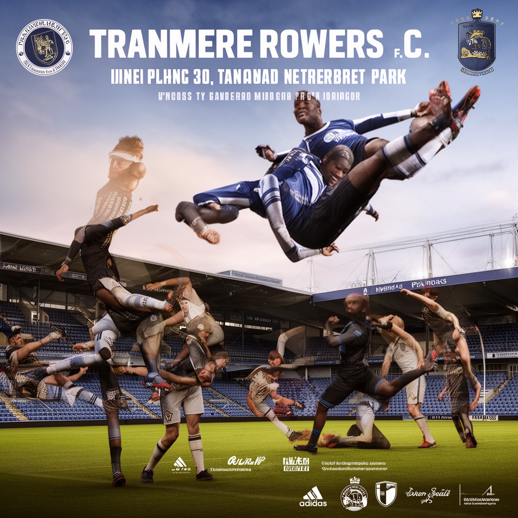 AI-generated illustration of Tranmere Rovers F.C.