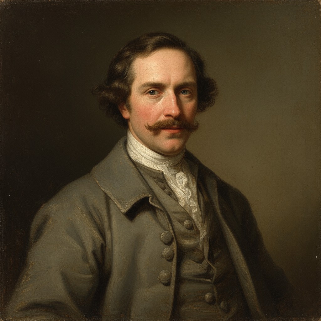 AI-generated illustration of Edward Bishop