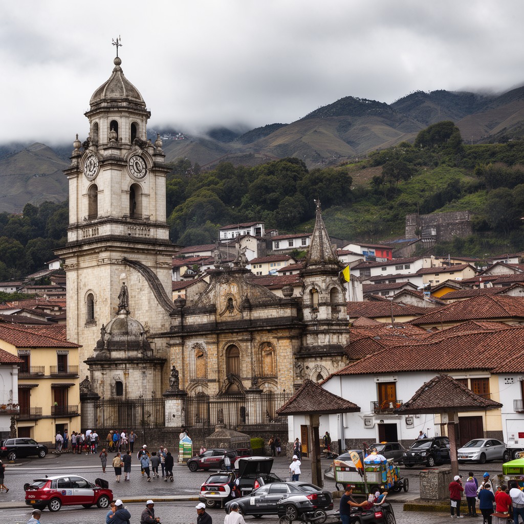 AI-generated illustration of Audiencia of Quito