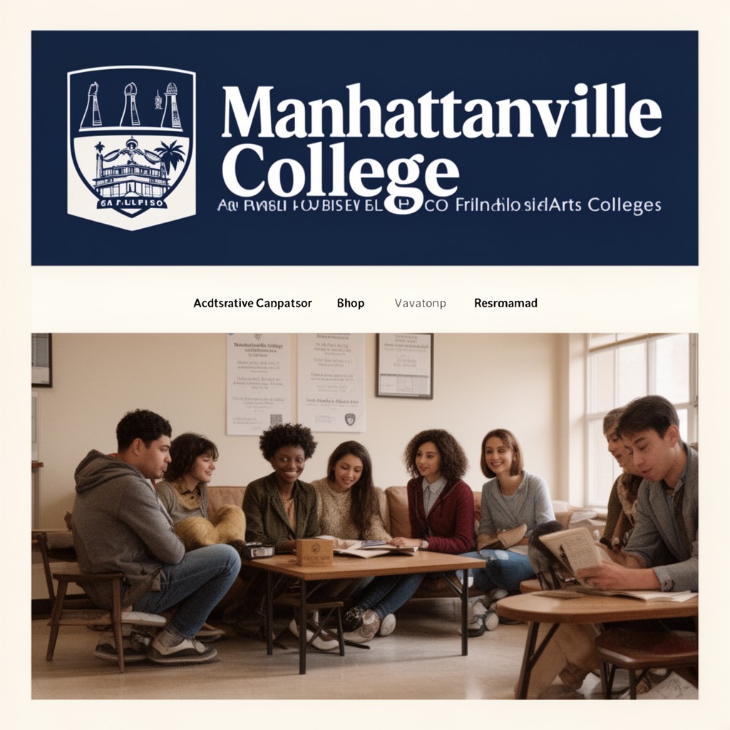 AI-generated illustration of Manhattanville College
