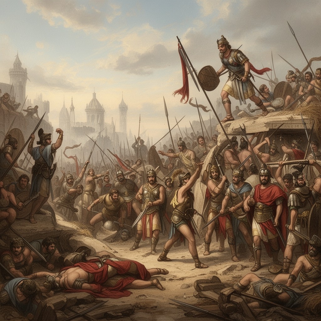 AI-generated illustration of Crisis of the Third Century