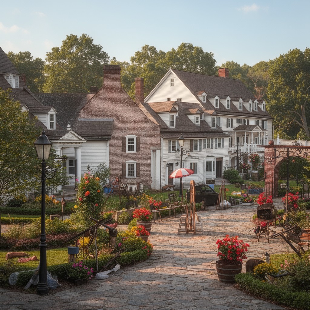 AI-generated illustration of Morristown, New Jersey