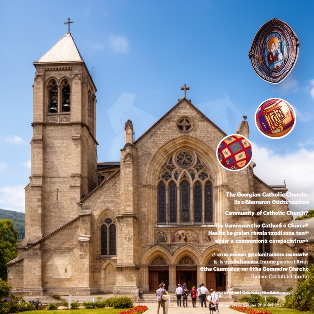 AI-generated illustration of Georgian Catholic Church