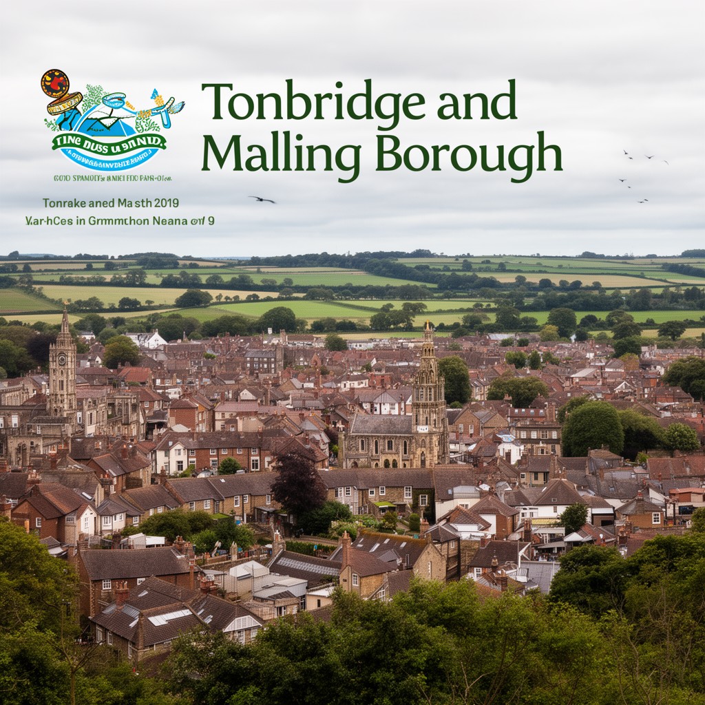 AI-generated illustration of Tonbridge and Malling Borough