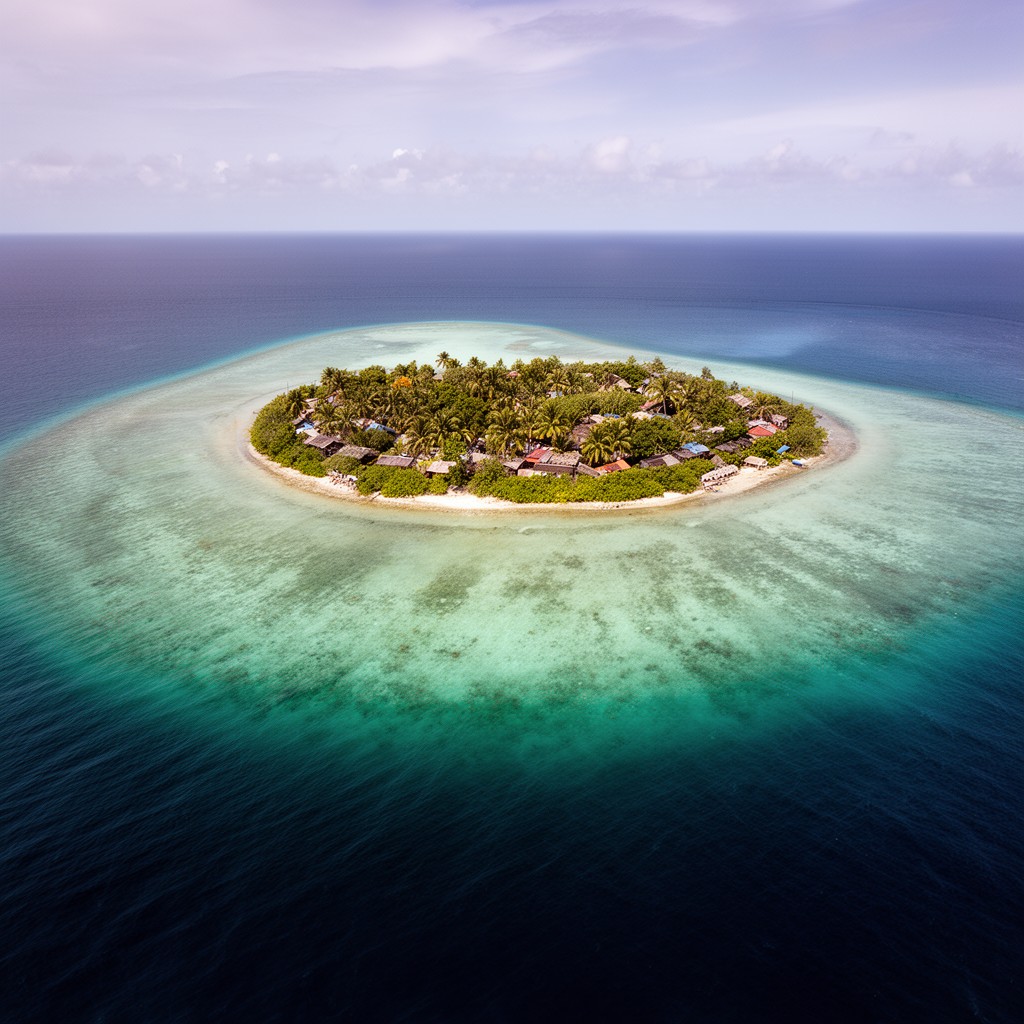 AI-generated illustration of Wotho Atoll