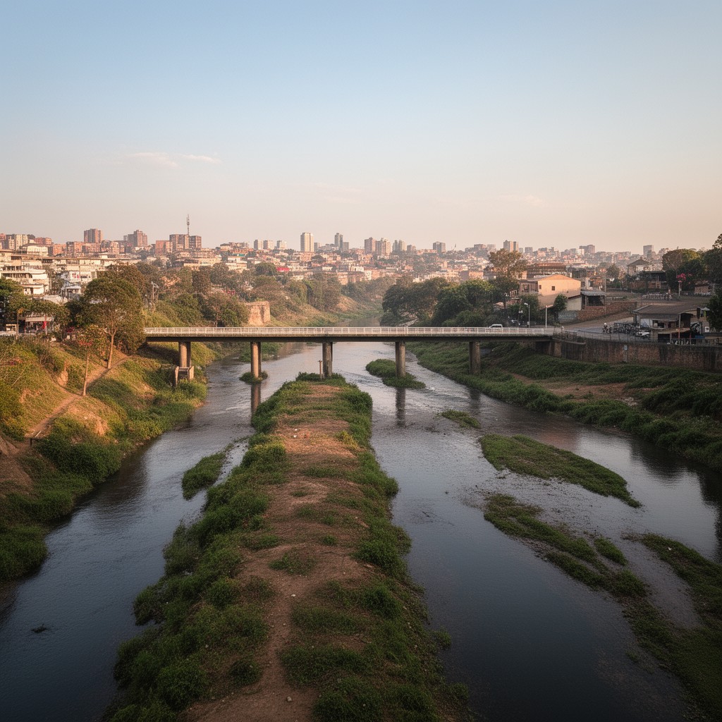 AI-generated illustration of Jukskei River