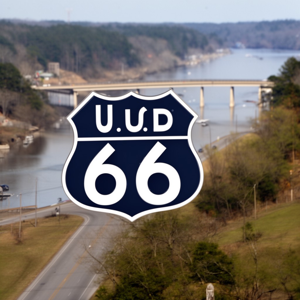 AI-generated illustration of U.S. Route 61