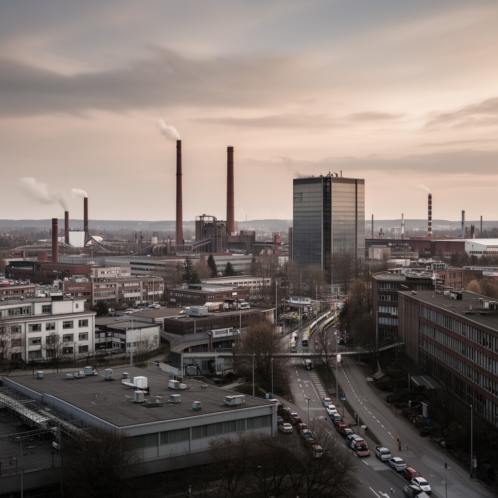 AI-generated illustration of Lünen