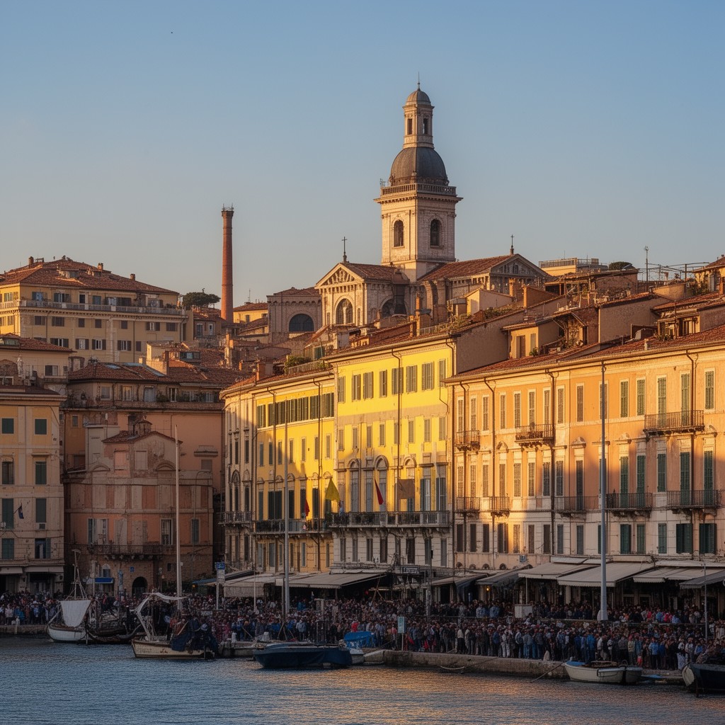AI-generated illustration of Livorno
