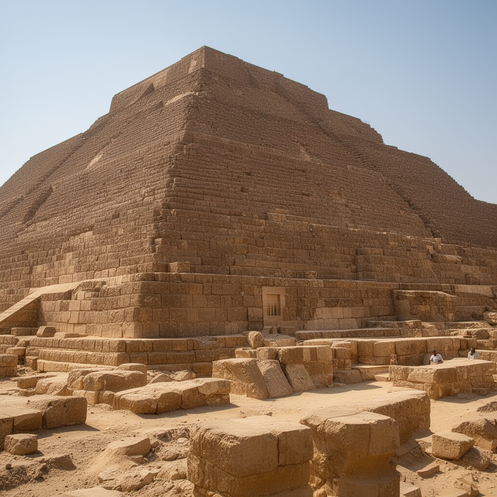 AI-generated illustration of Step Pyramid of Djoser