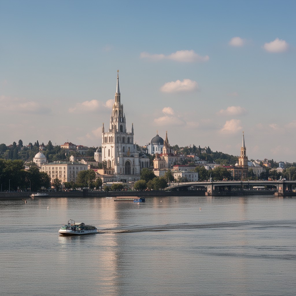 AI-generated illustration of Saratov