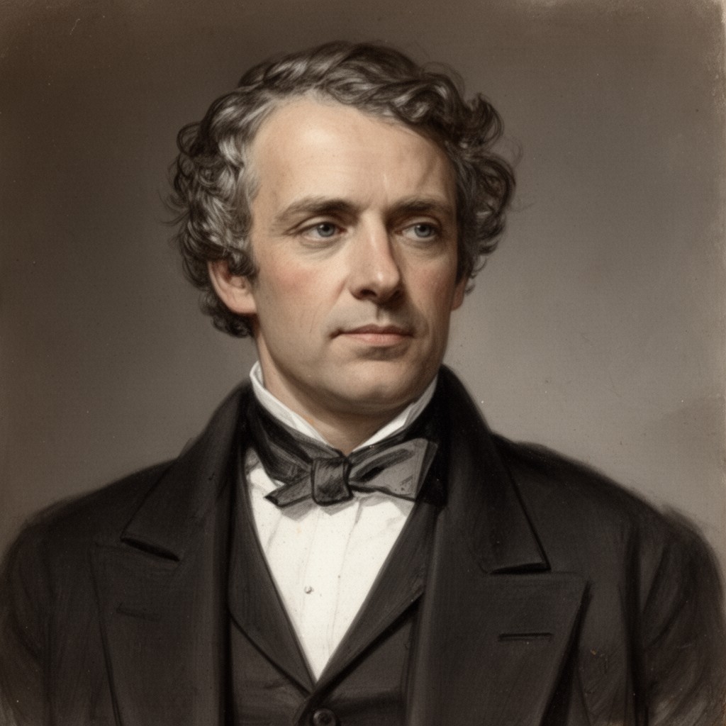 AI-generated illustration of Abbott Lawrence