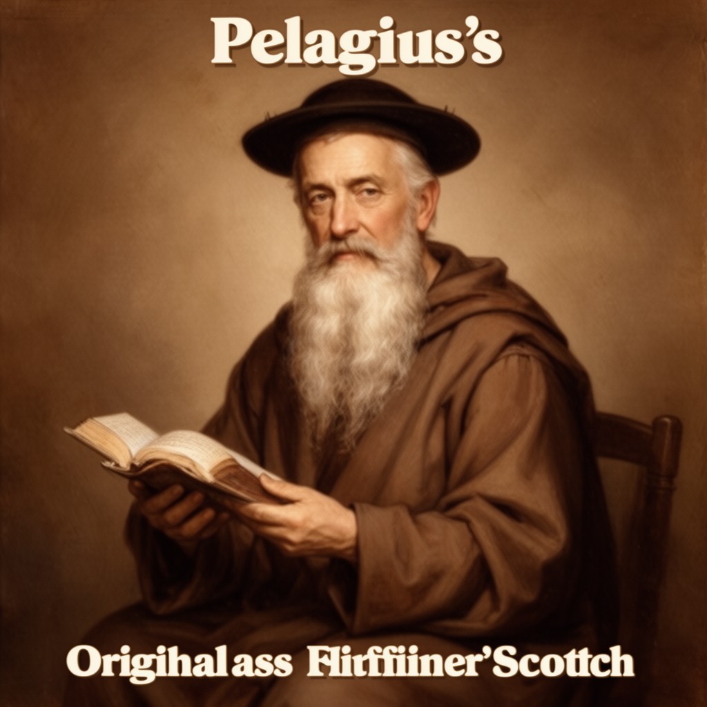 AI-generated illustration of Pelagius