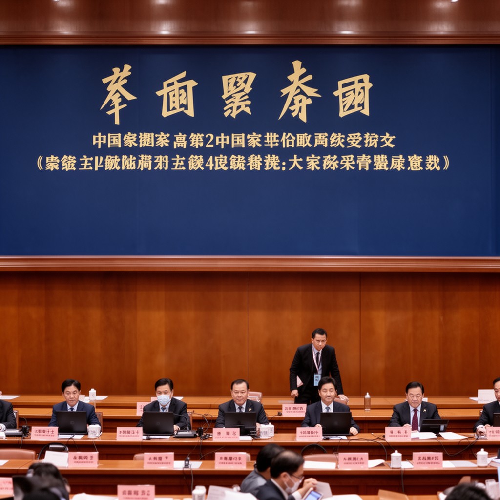 AI-generated illustration of Constitution and Law Committee of the National People's Congress