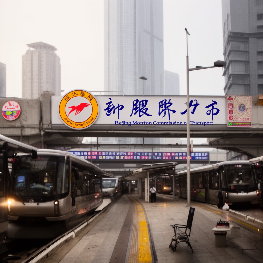 AI-generated illustration of Beijing Municipal Commission of Transport