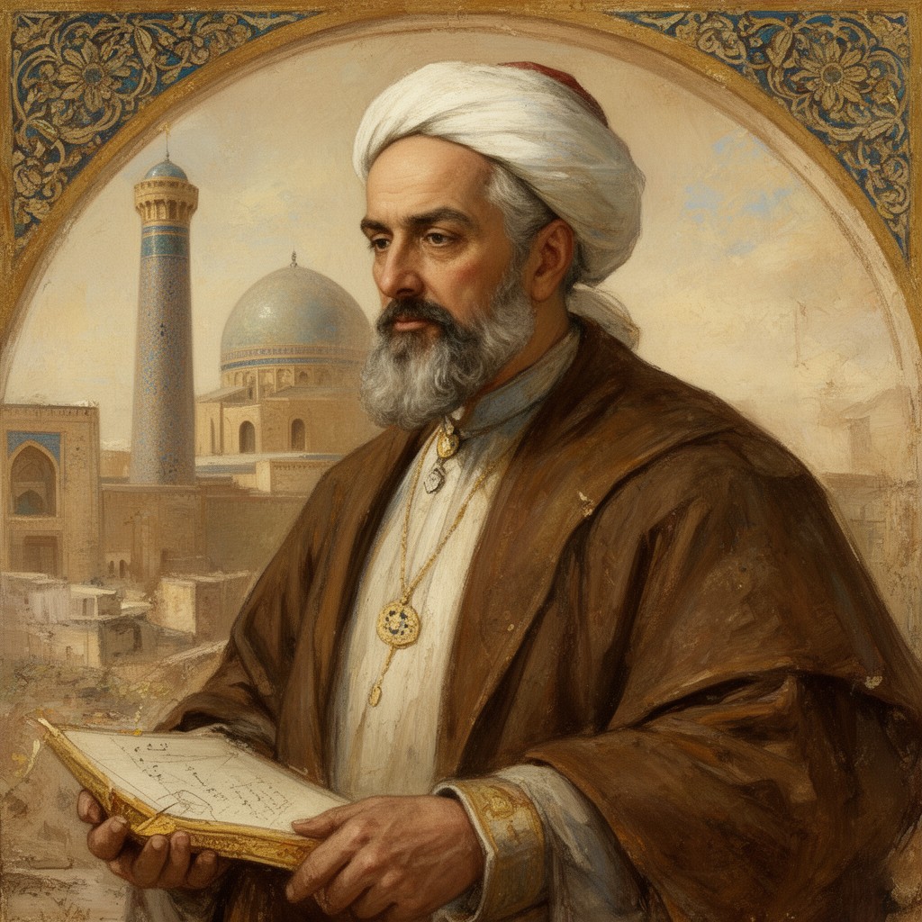 AI-generated illustration of Ulugh Beg