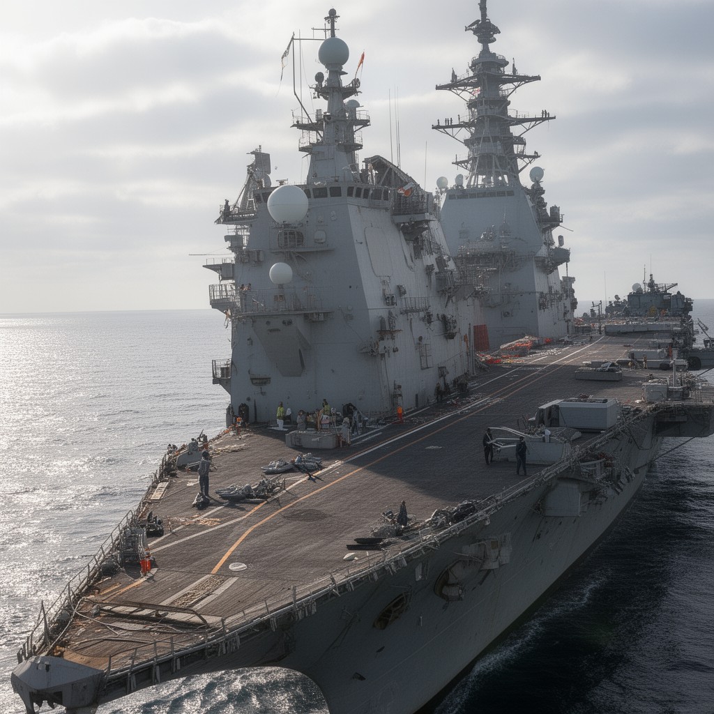 AI-generated illustration of Indian Navy