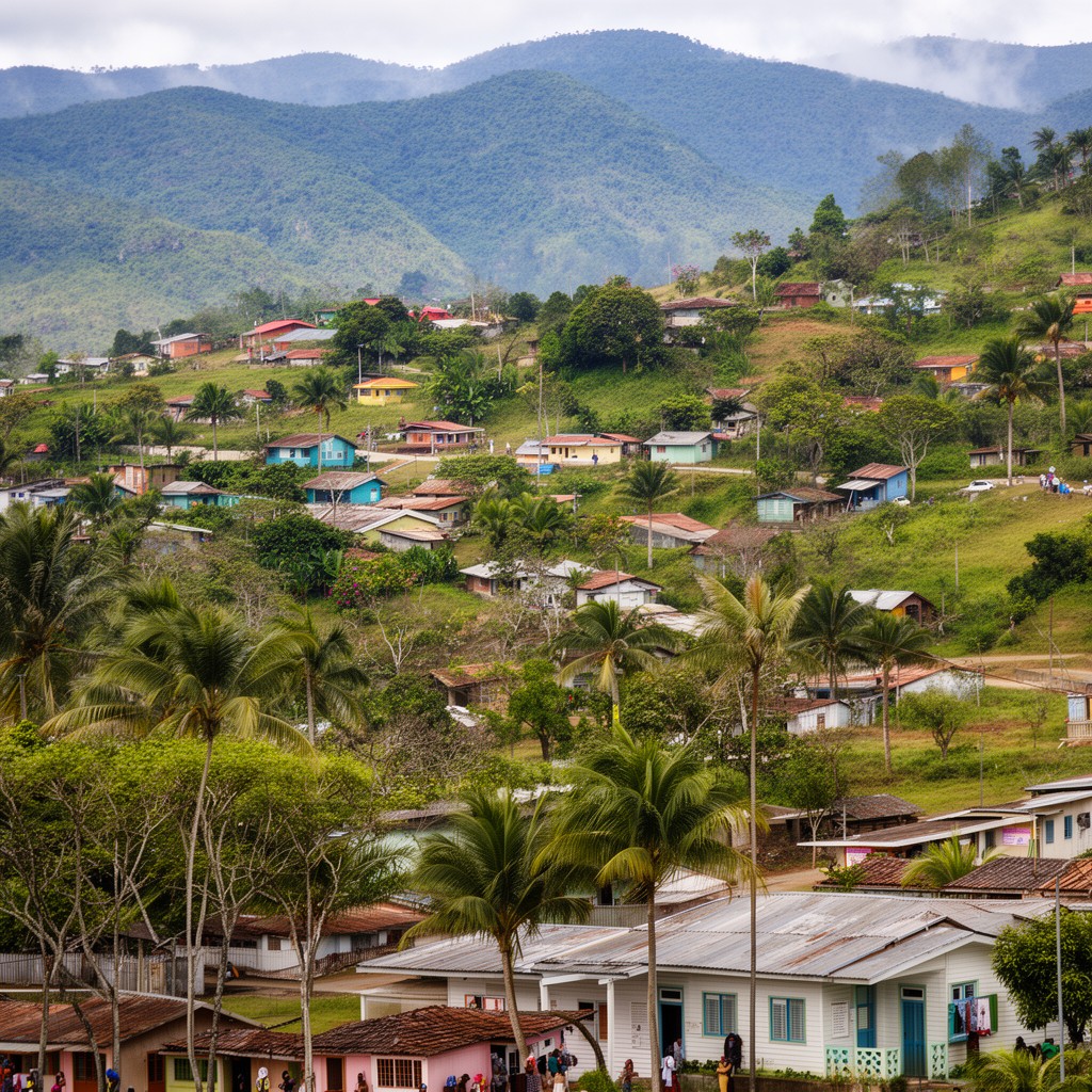 AI-generated illustration of St. Thomas Parish, Jamaica