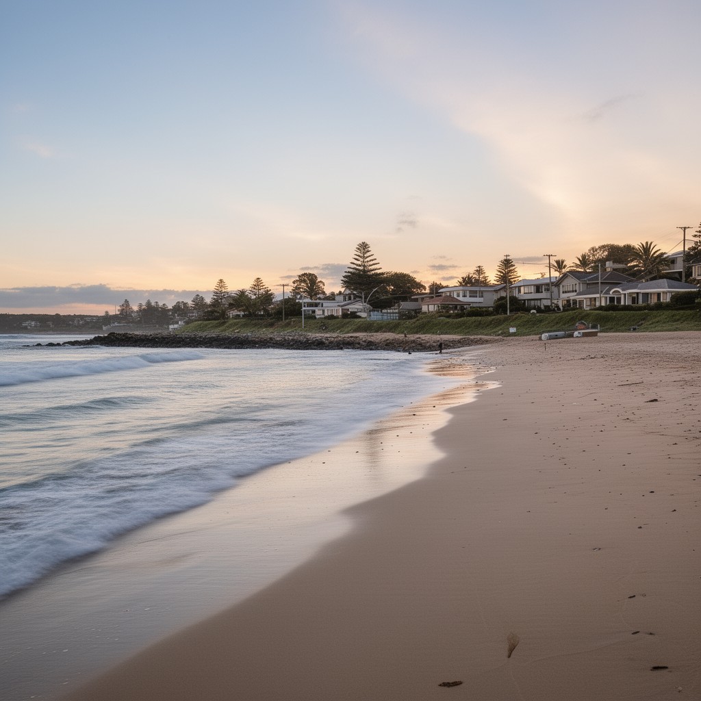 AI-generated illustration of Umina Beach