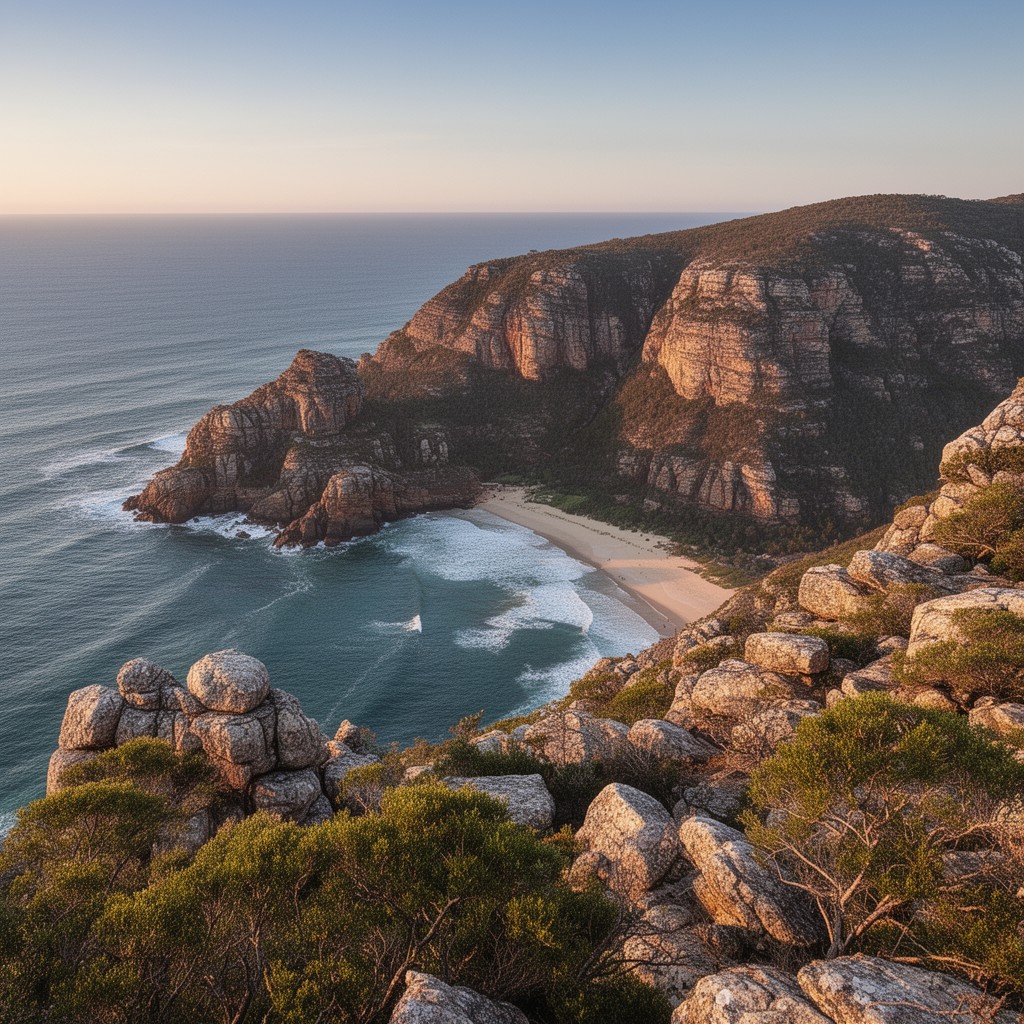 AI-generated illustration of Bouddi National Park
