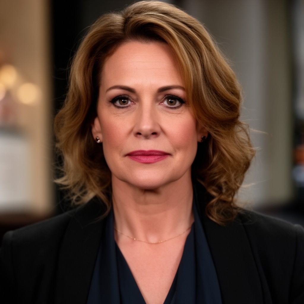 AI-generated illustration of Edie Falco