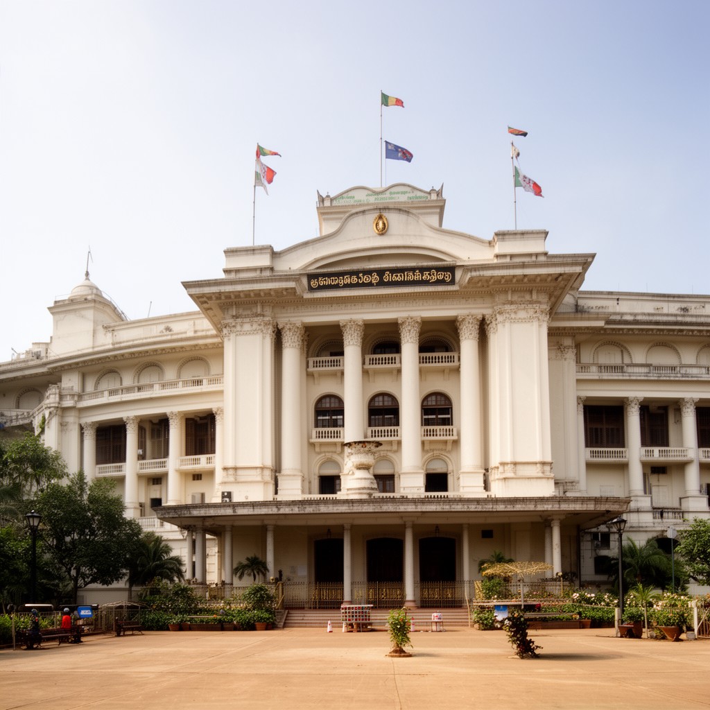 AI-generated illustration of Tamil Nadu Legislative Assembly