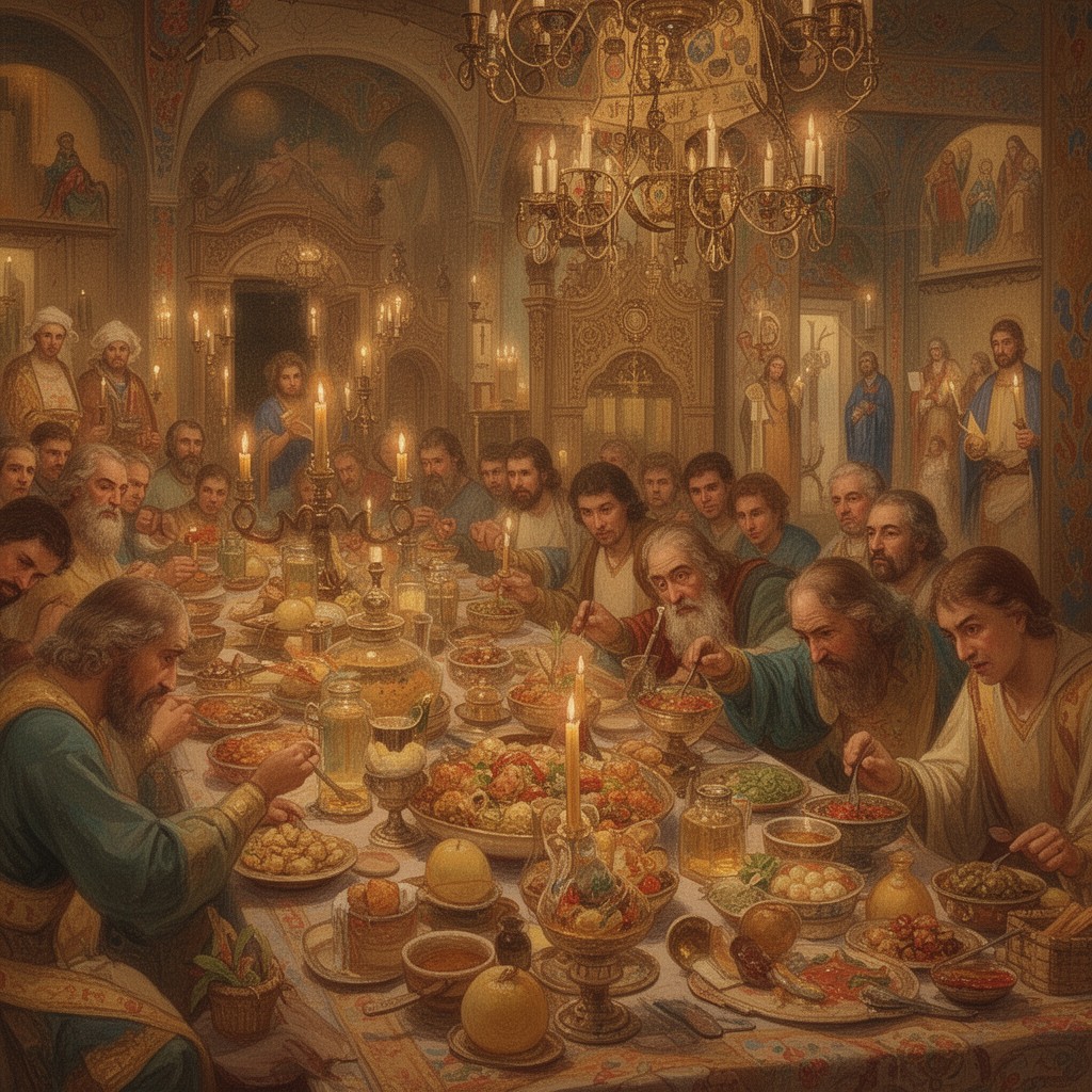 AI-generated illustration of Great Feast in Eastern Christianity