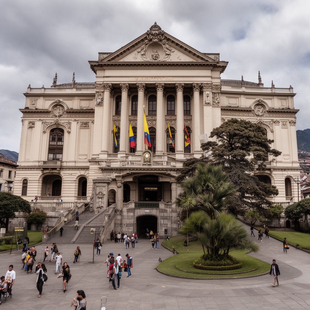 AI-generated illustration of Palacio Legislativo