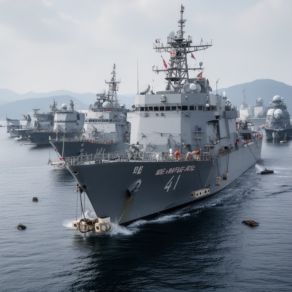 AI-generated illustration of Mine Warfare Force