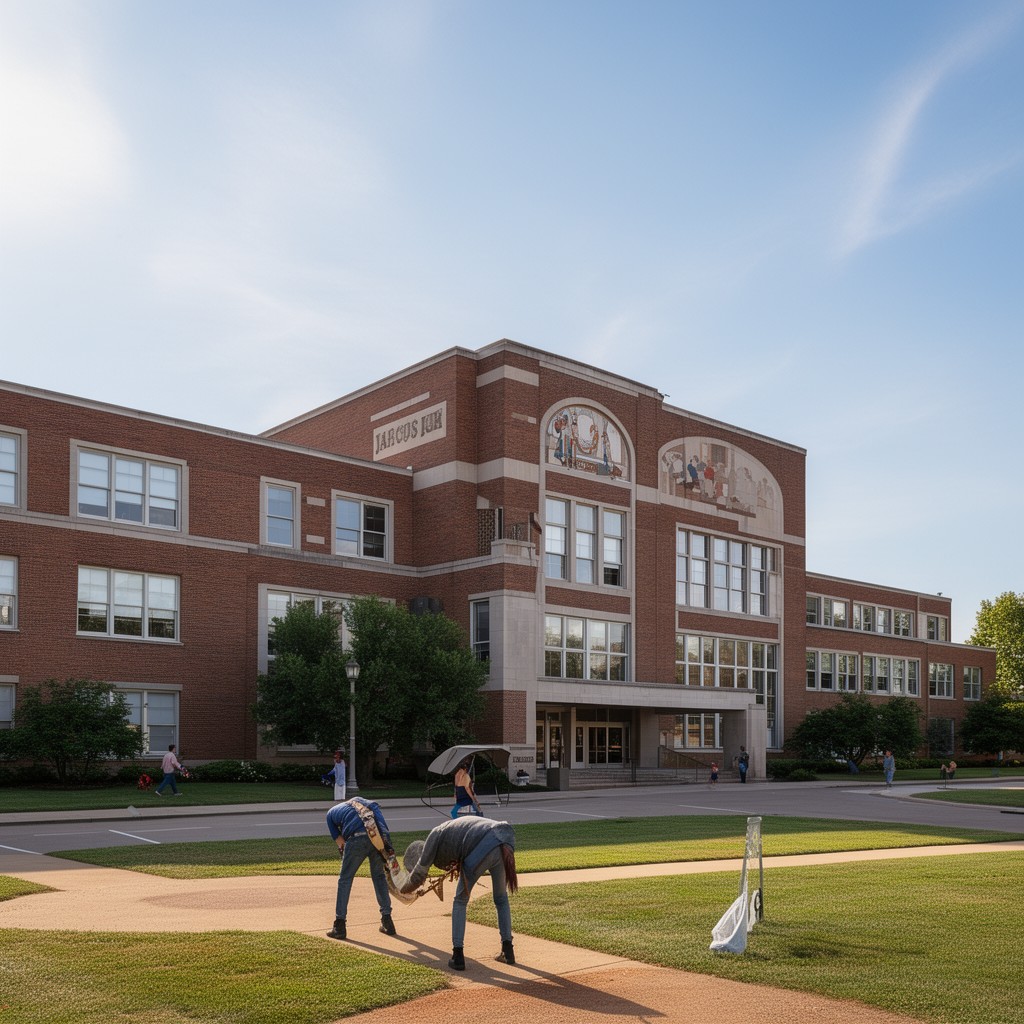 AI-generated illustration of Jasper High School