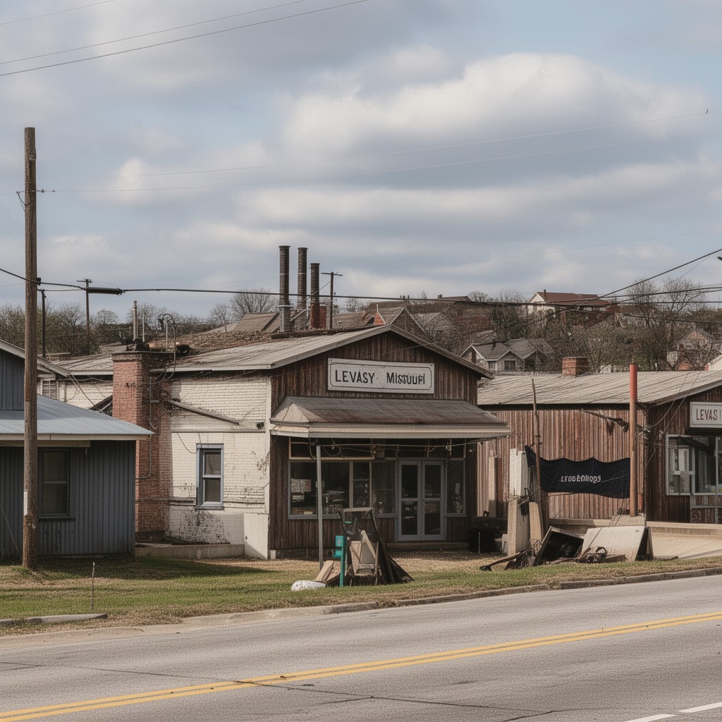 AI-generated illustration of Levasy, Missouri