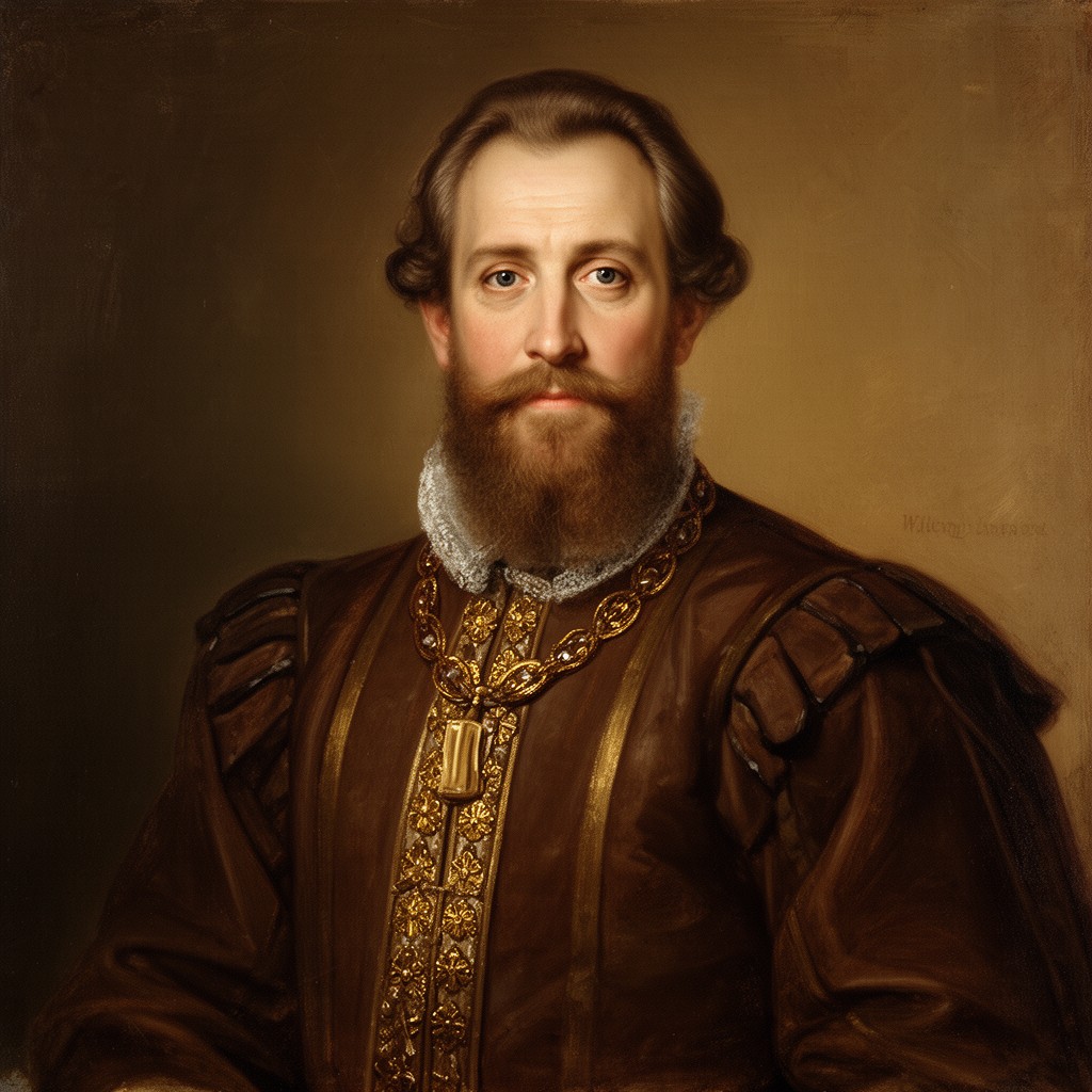 AI-generated illustration of Willem van Nassau