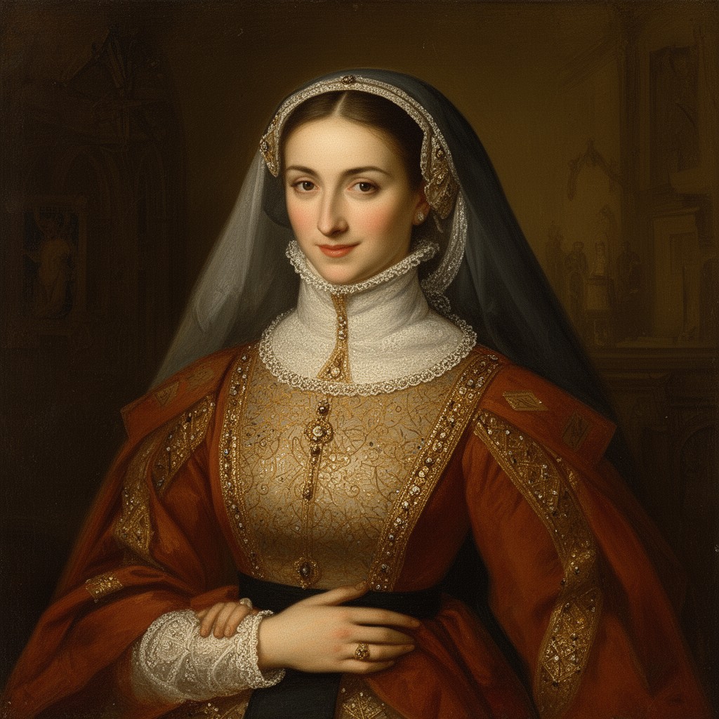 AI-generated illustration of Charlotte of Bourbon