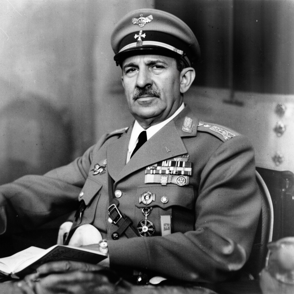 AI-generated illustration of Rodolfo Graziani