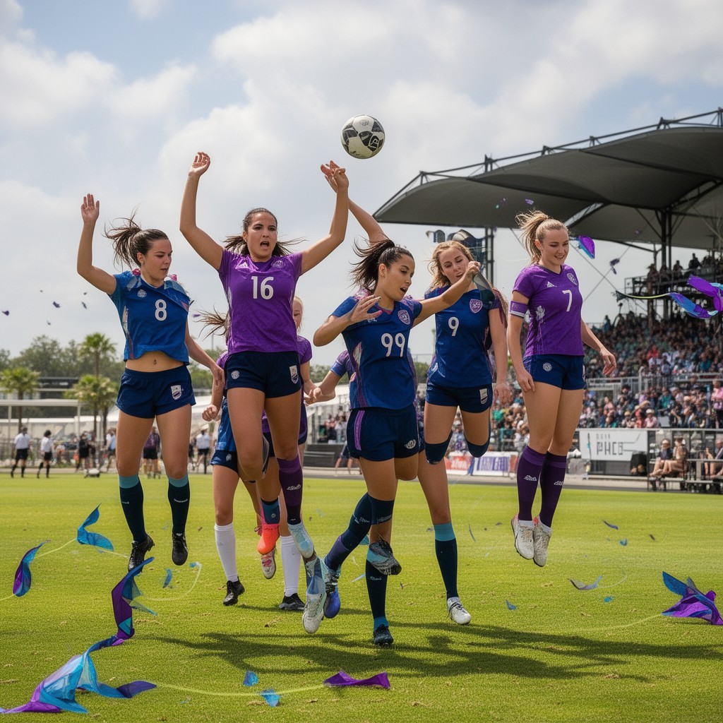 AI-generated illustration of Orlando Pride