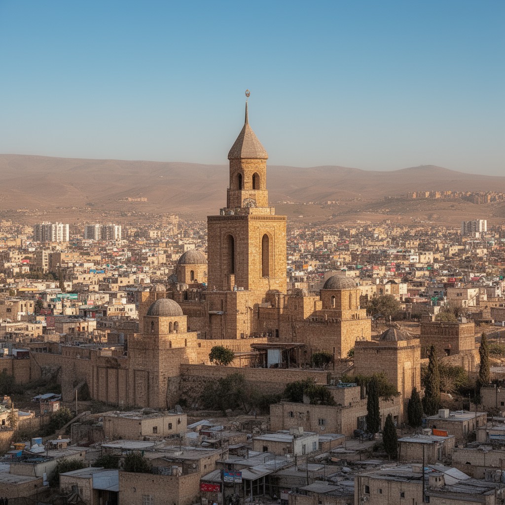 AI-generated illustration of Erbil