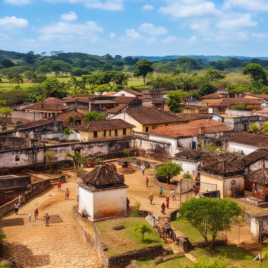 AI-generated illustration of Trinidad and the Valley de los Ingenios