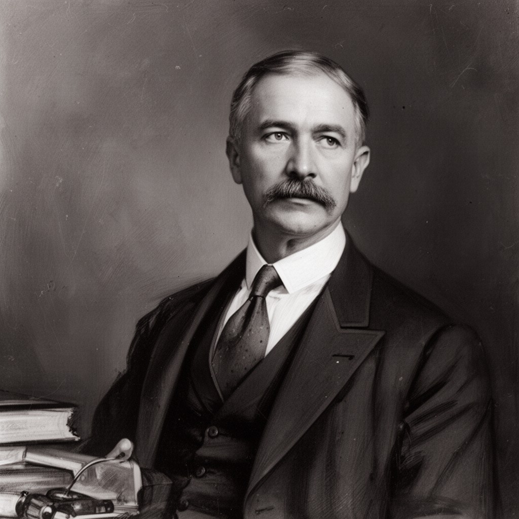 AI-generated illustration of Thomas R. Marshall