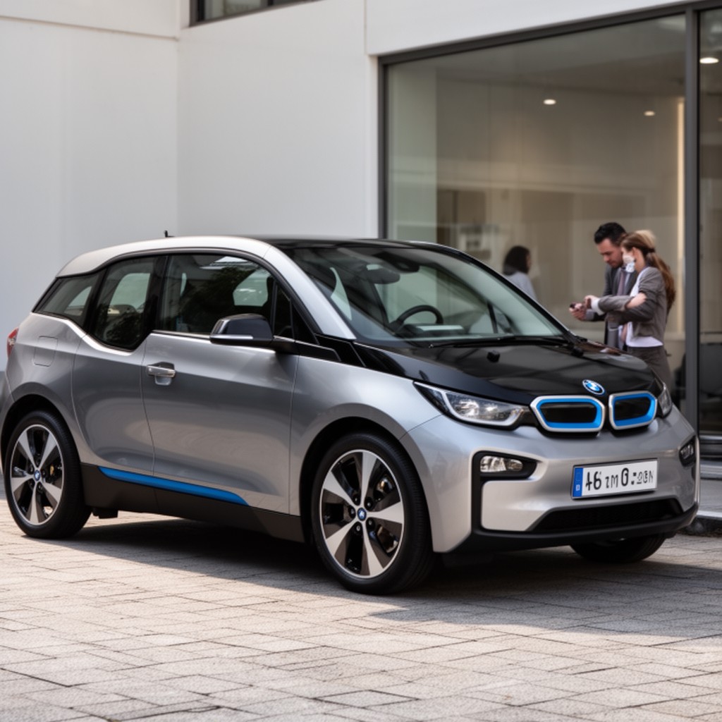 AI-generated illustration of BMW i3
