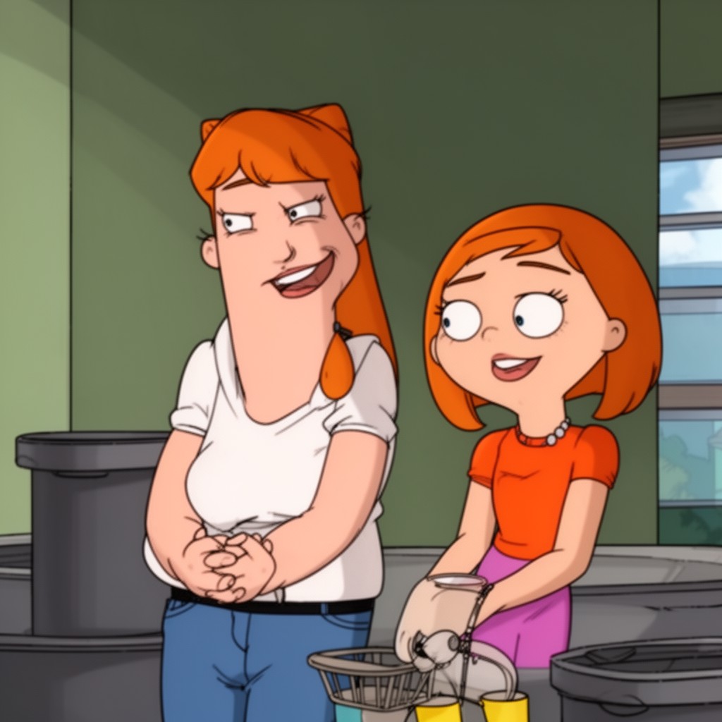 AI-generated illustration of Anna Lee Quagmire