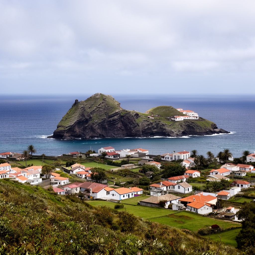 AI-generated illustration of Graciosa Island