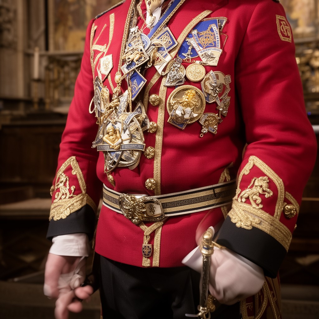 AI-generated illustration of Usher of the Order of the Garter