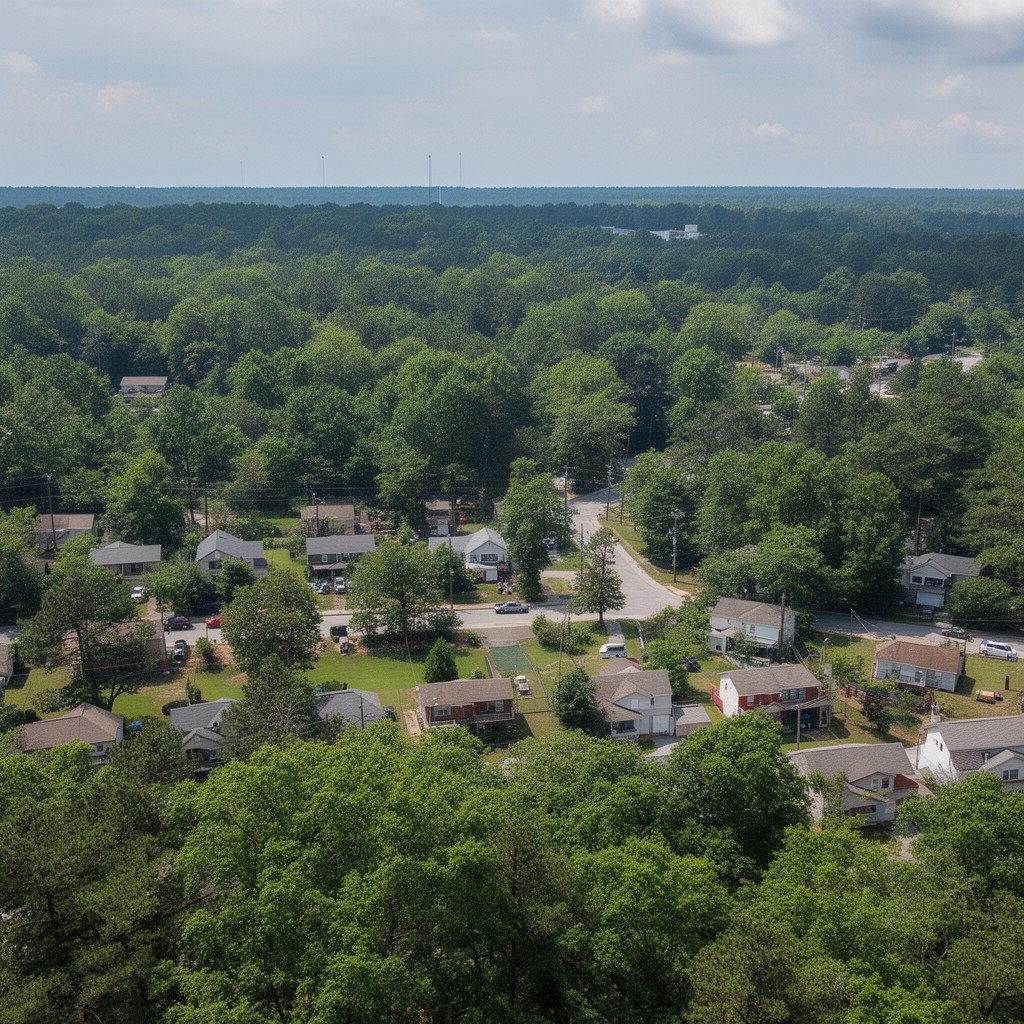 AI-generated illustration of Forest Park, Georgia
