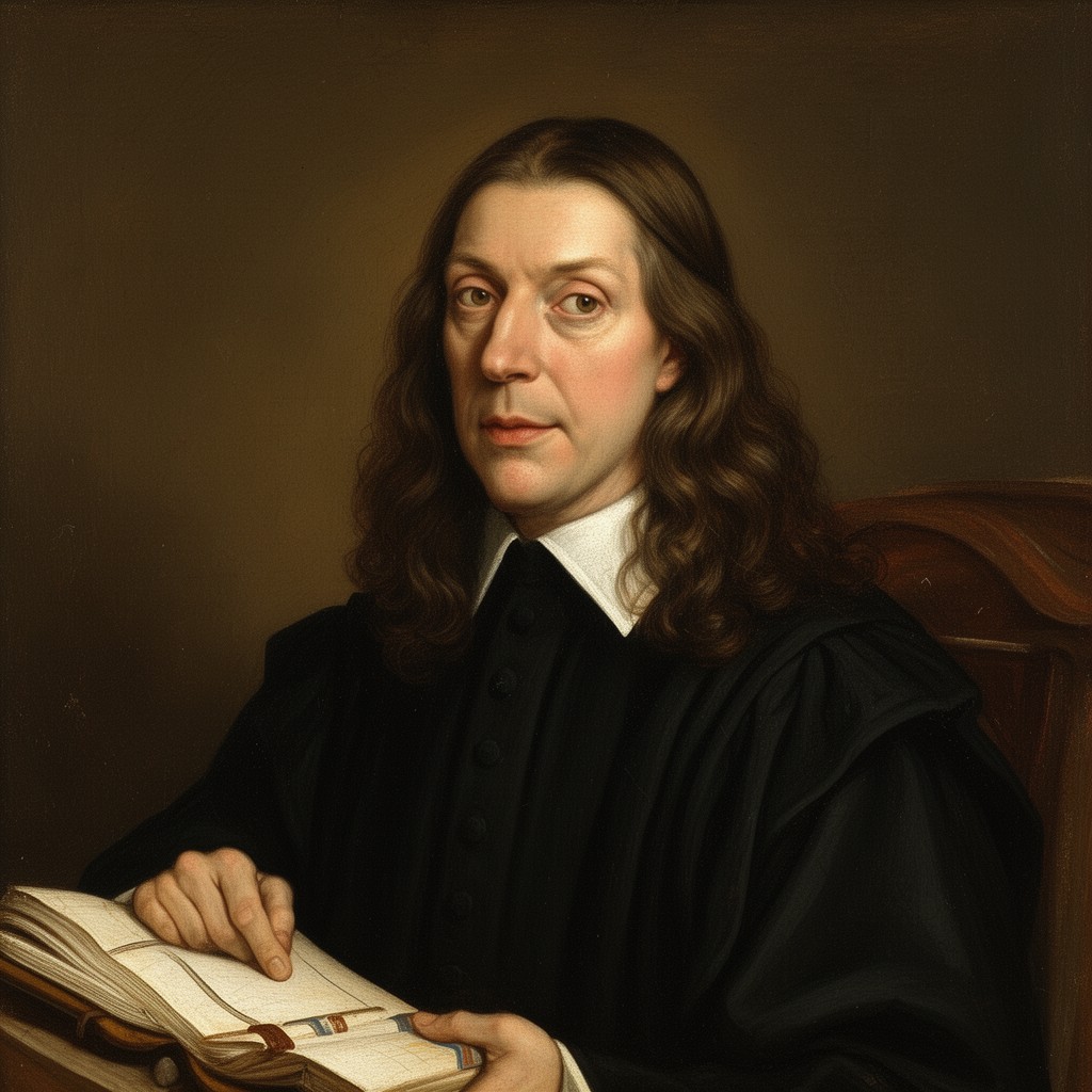 AI-generated illustration of Heinrich Bullinger