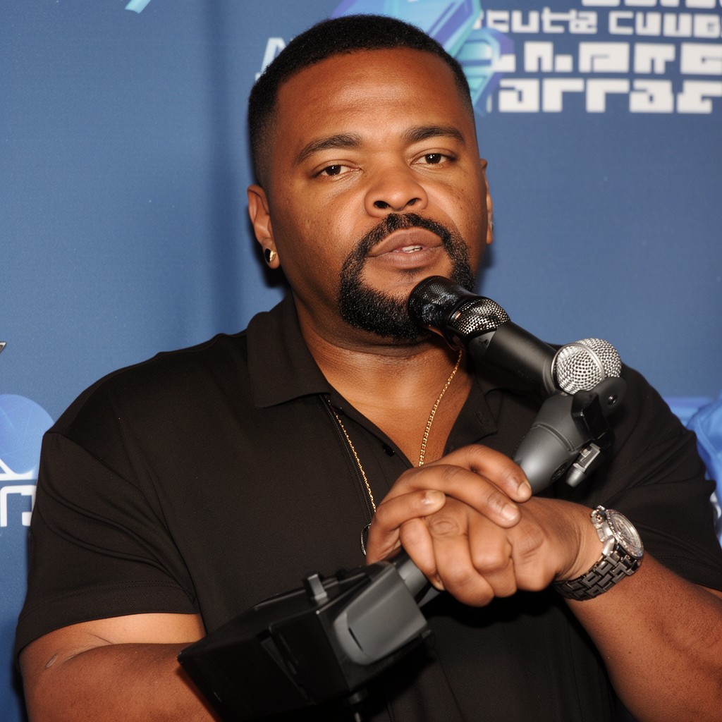 AI-generated illustration of Ice Cube