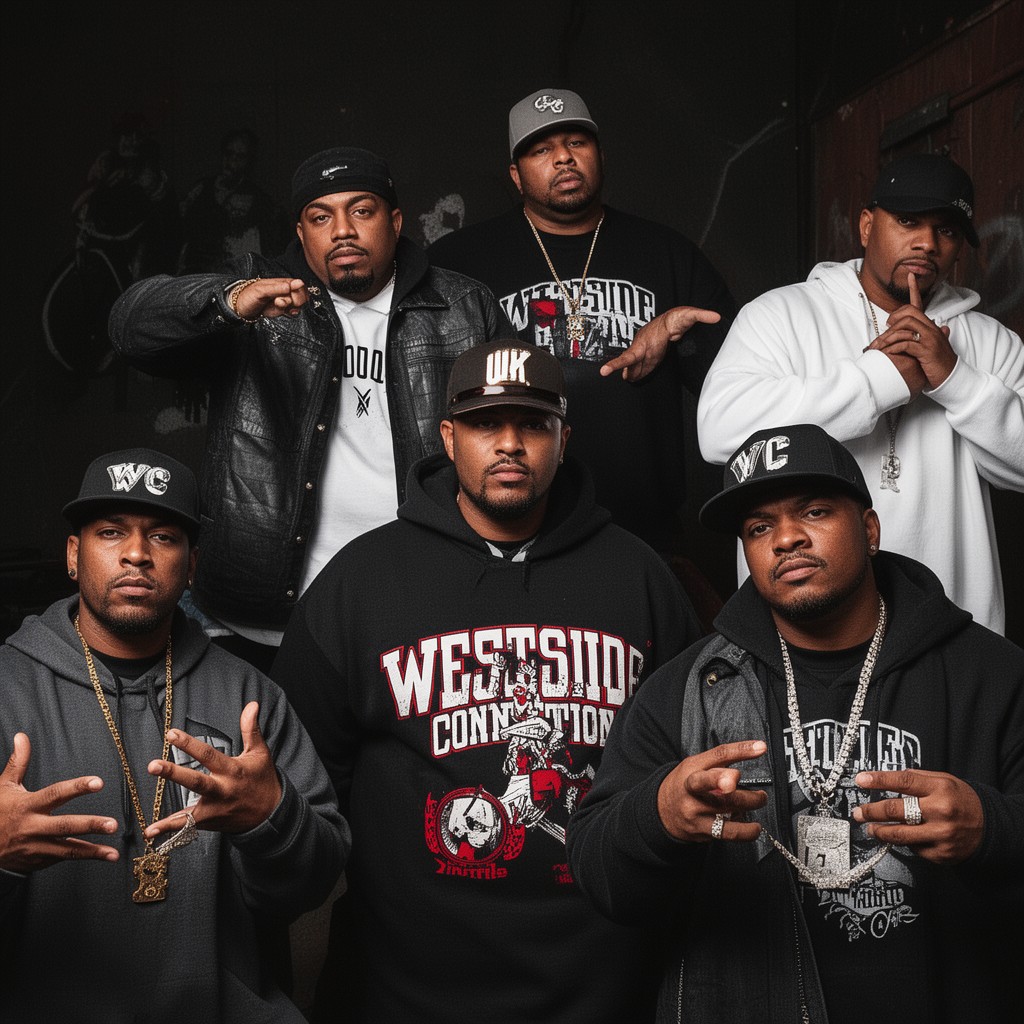 AI-generated illustration of Westside Connection