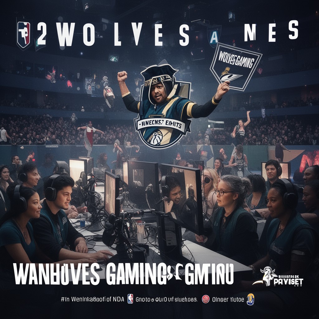 AI-generated illustration of T-Wolves Gaming