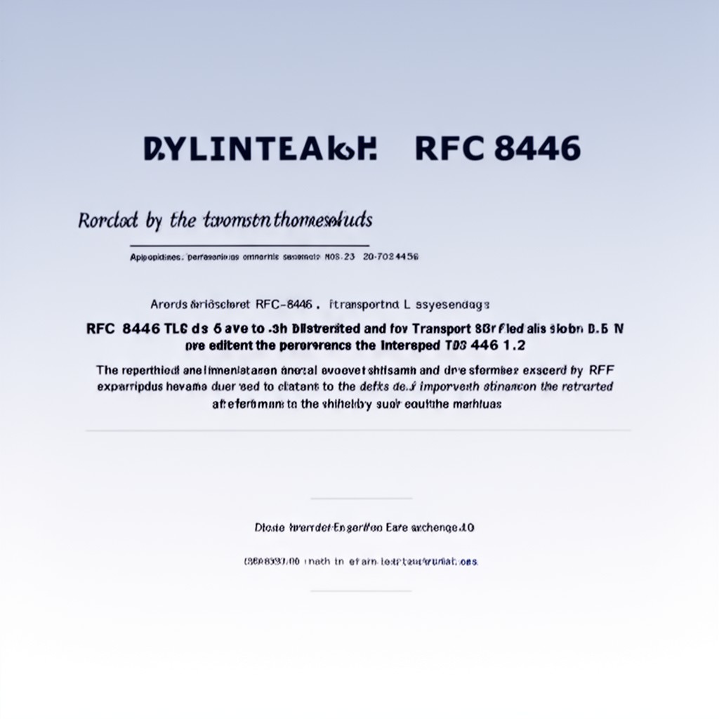 AI-generated illustration of RFC 8446