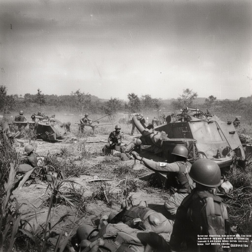 AI-generated illustration of Operation Starlite